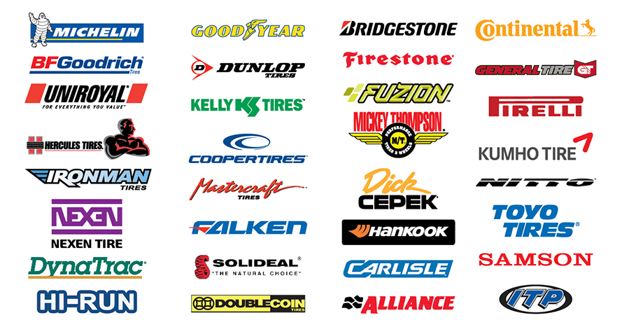 Customer browsing tire options on a mobile device